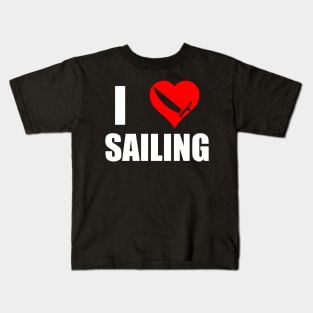  who love sailing and catamarans. Kids T-Shirt